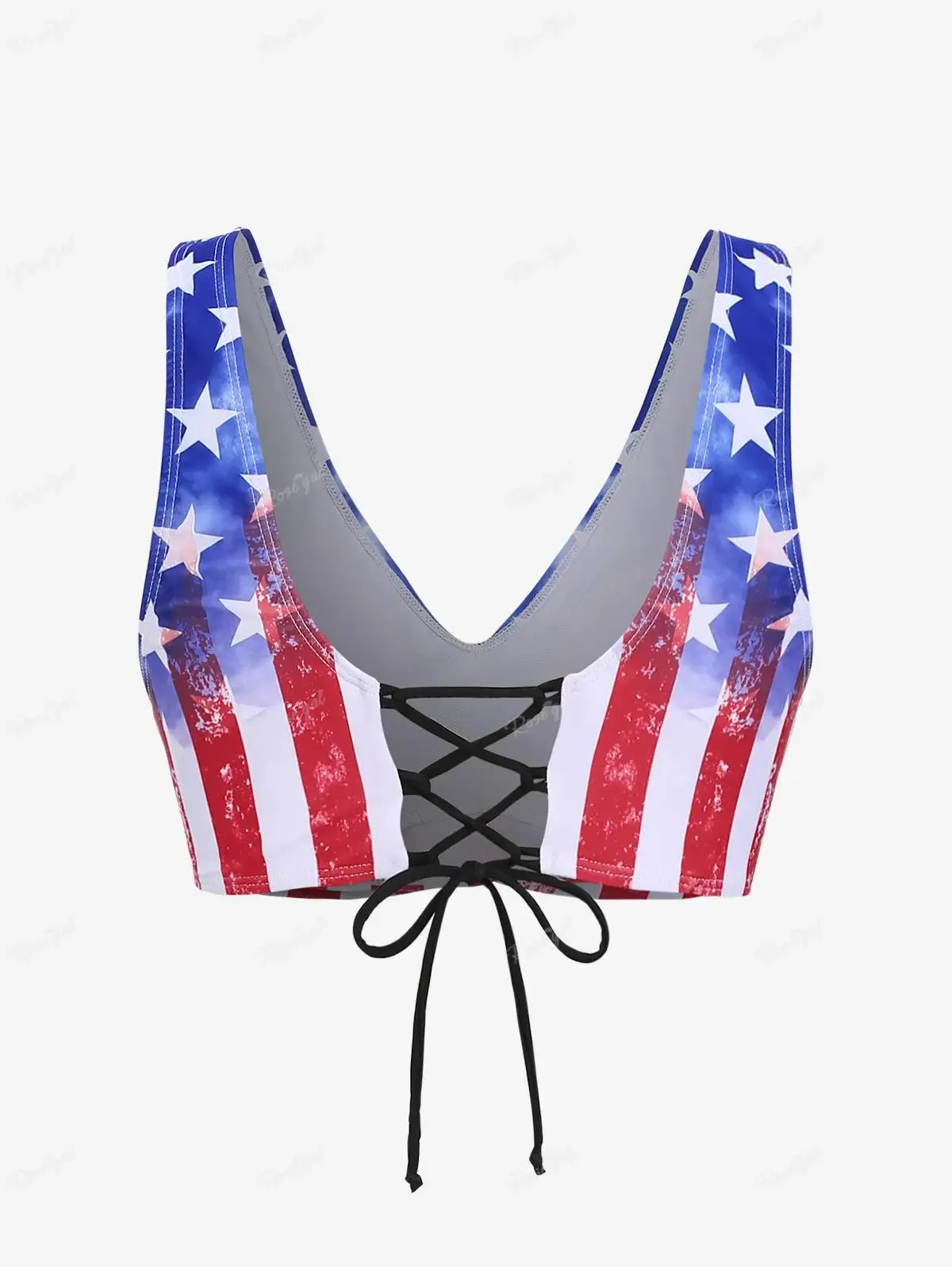 3-Piece Tankini for Beach Days and Patriotic Events