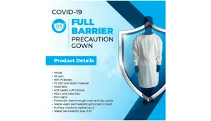 80 Count: Premium Reusable Washable Medical Isolation Gowns (Level 3-4) - Ships Next Day!