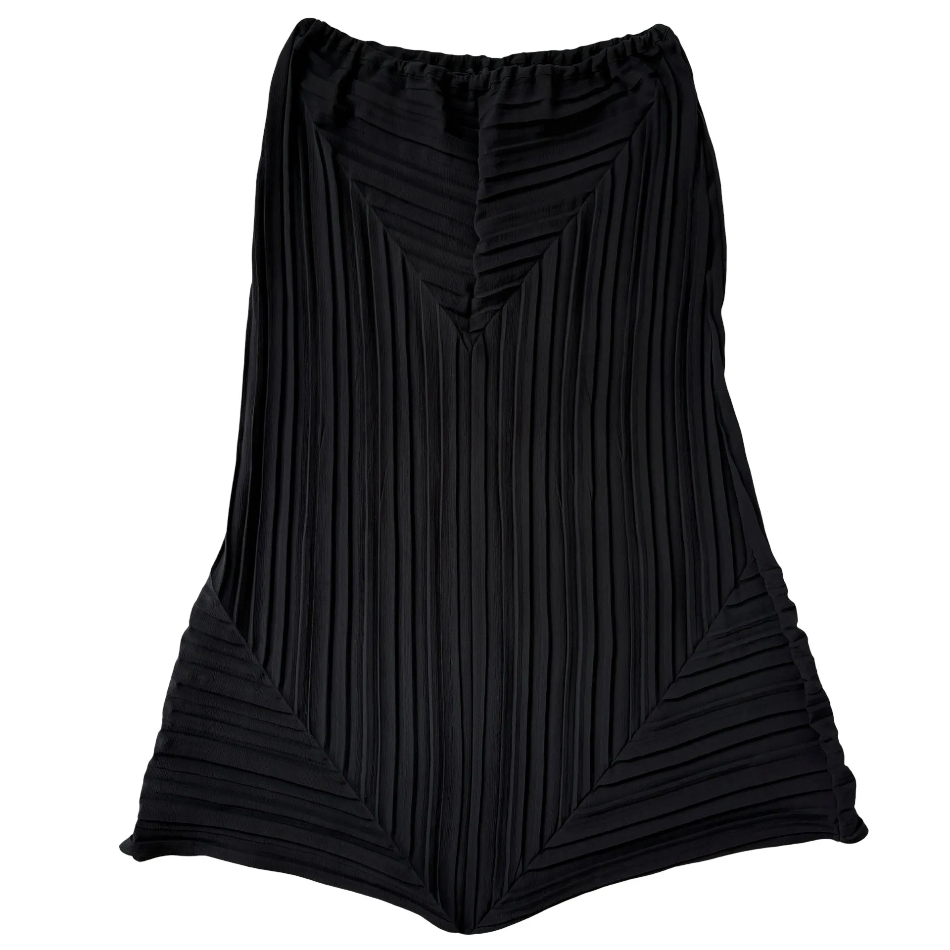 90s Noir Textured Maxi Skirt (M)