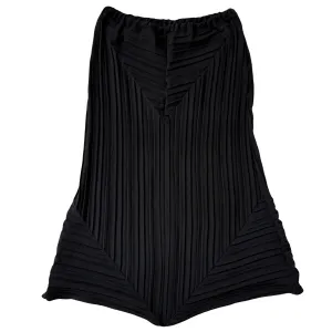90s Noir Textured Maxi Skirt (M)