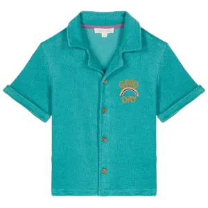 ALOV TERRY BUTTON DOWN TOP