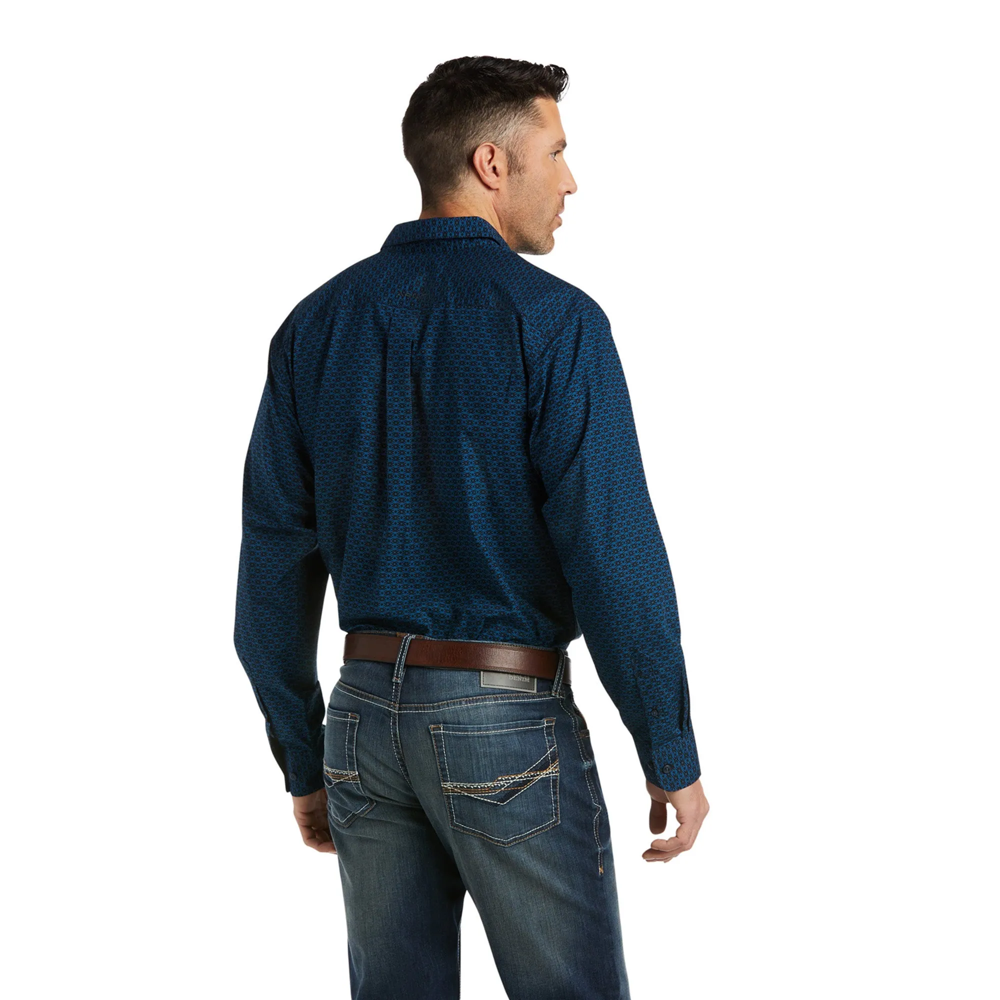 Ariat Mens Yates Fitted Long Sleeve Gibraltar Sea Shirt 10038008