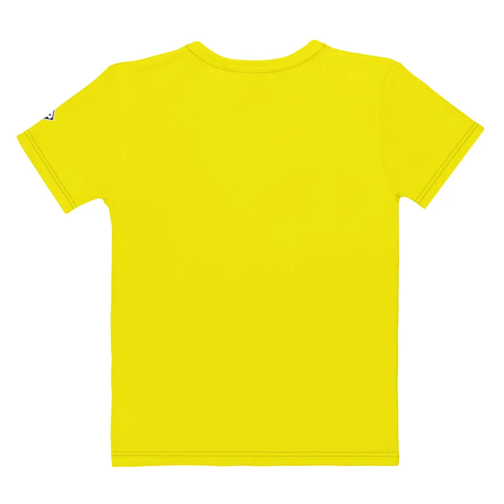 Athletic Fit Women's BJJ Rash Guard - Solid Color Short Sleeves - Golden Sun