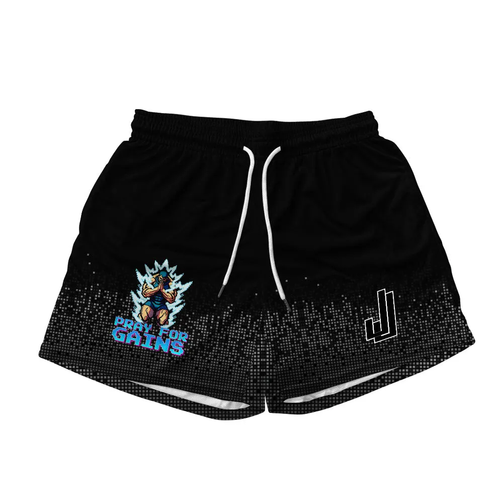 Basic Mesh Shorts - Pray For Gains