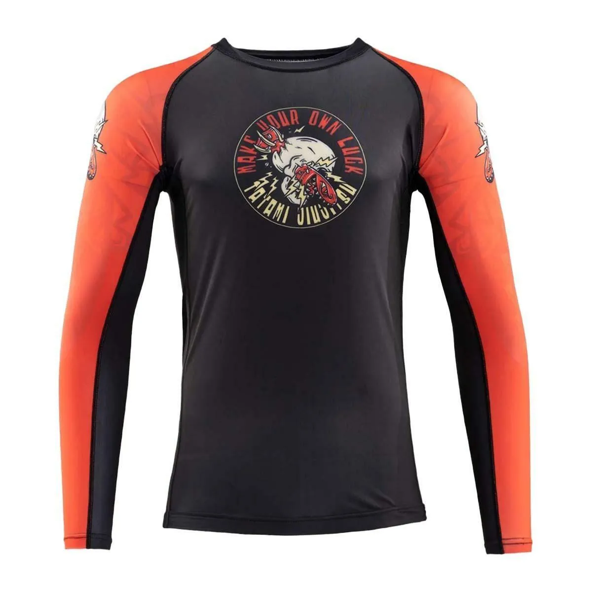 Black/Red Tatami Lucky Eco Tech Recycled Rash Guard