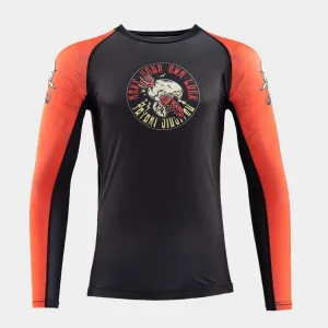 Black/Red Tatami Lucky Eco Tech Recycled Rash Guard