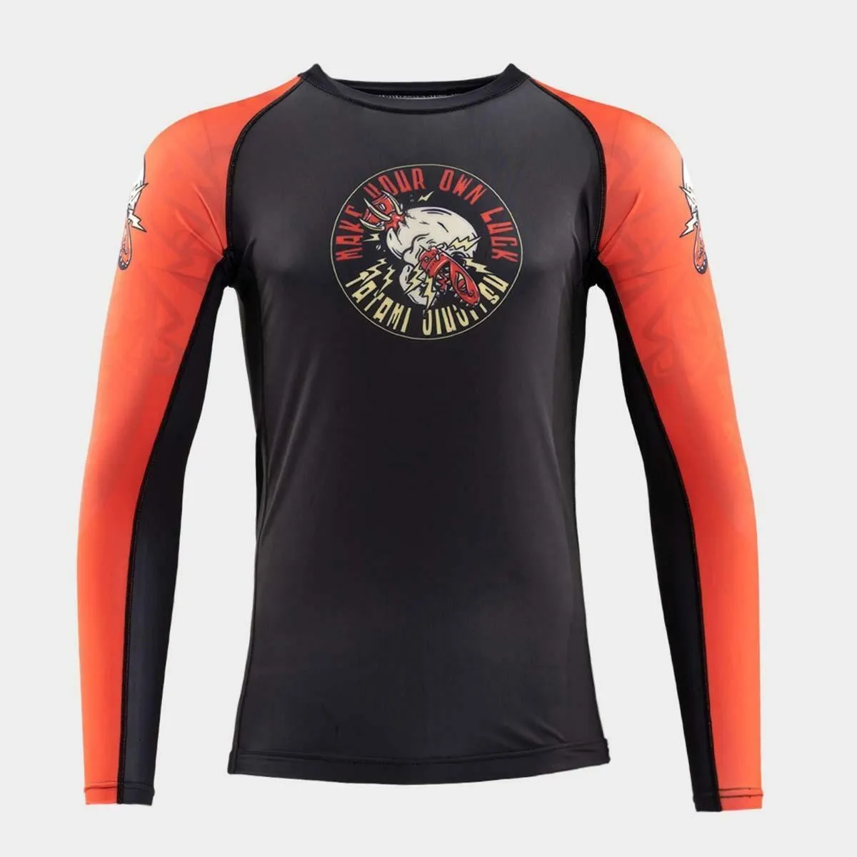 Black/Red Tatami Lucky Eco Tech Recycled Rash Guard