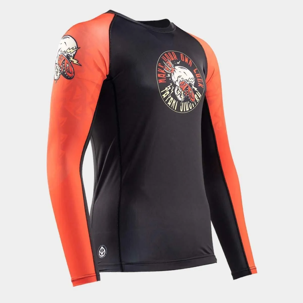 Black/Red Tatami Lucky Eco Tech Recycled Rash Guard