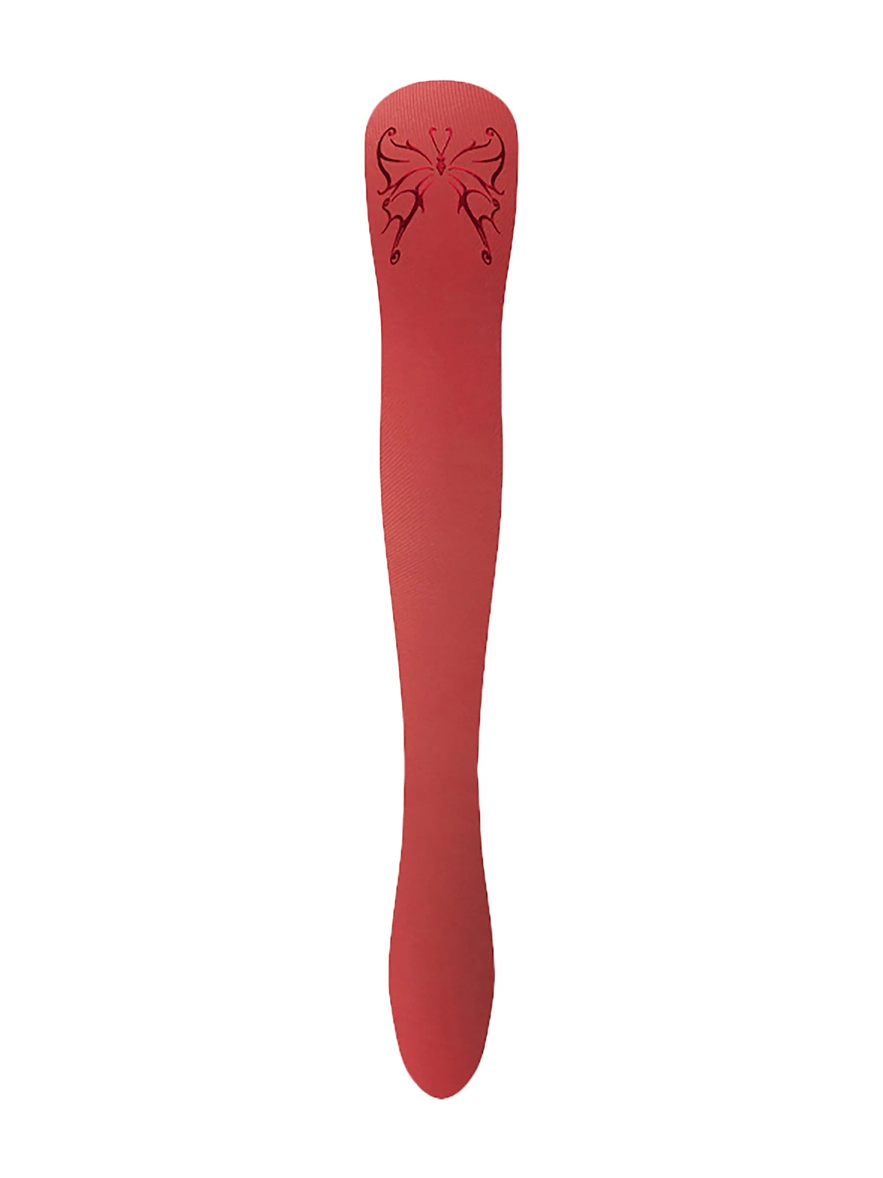 Butterfly Red Embroidered Stockings