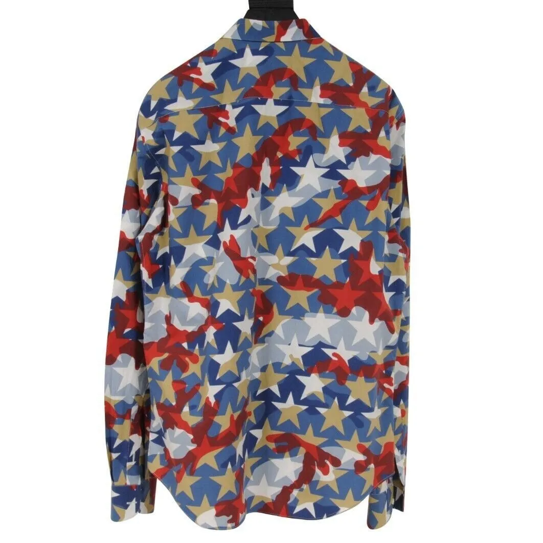Camo Star Button Down Shirt