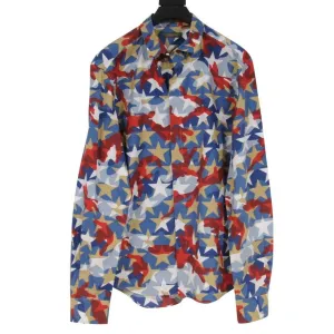 Camo Star Button Down Shirt