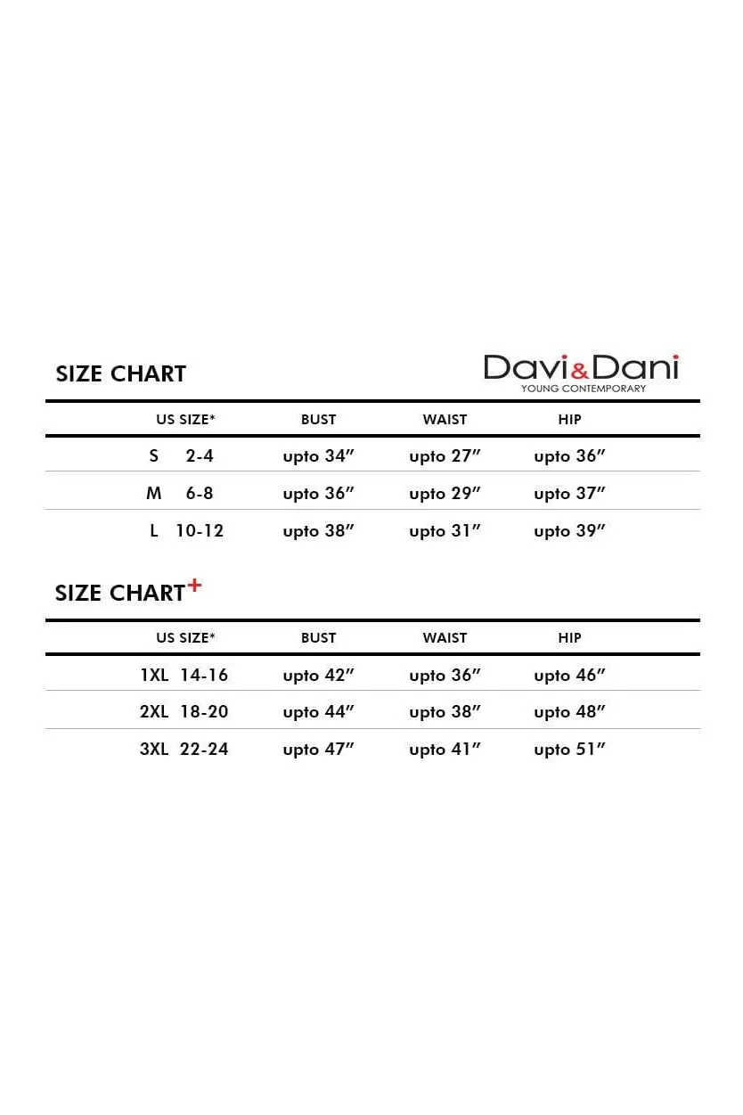 DAVI & DANI Embroidered Square Neck Mini Dress, 2 Colors
