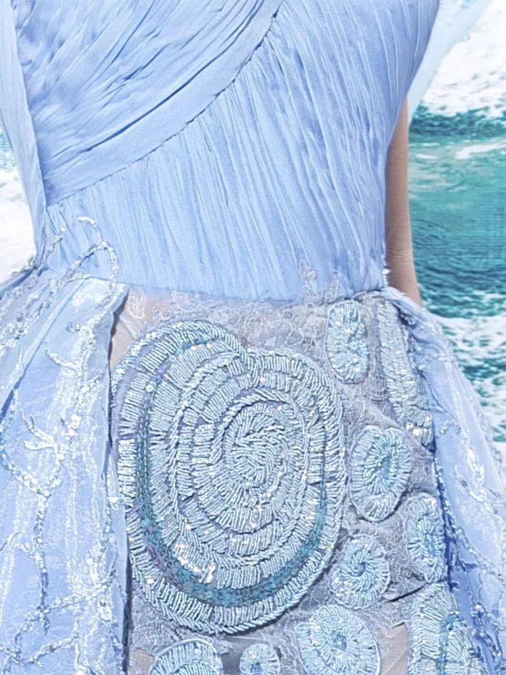 Embroidered Silk Dress