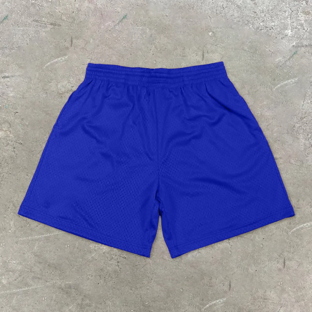 Fashion Retro Casual Loose Mesh Shorts