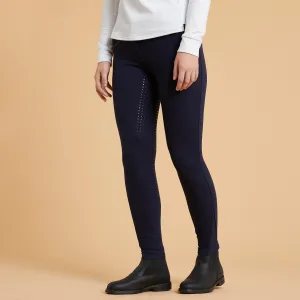 Fouganza women's riding breeches, blue