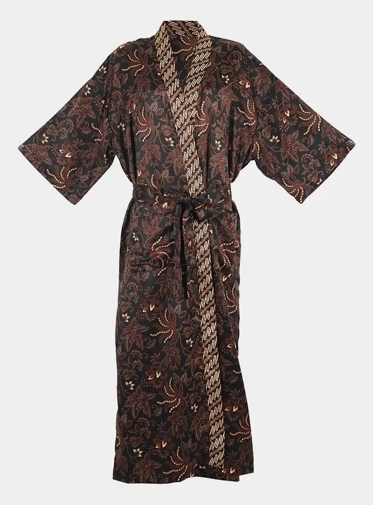 Full Length Black Men’s Robe