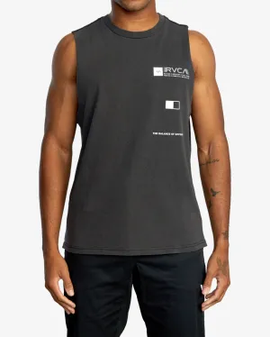 Full Sprint Muscle Tank Top - Black