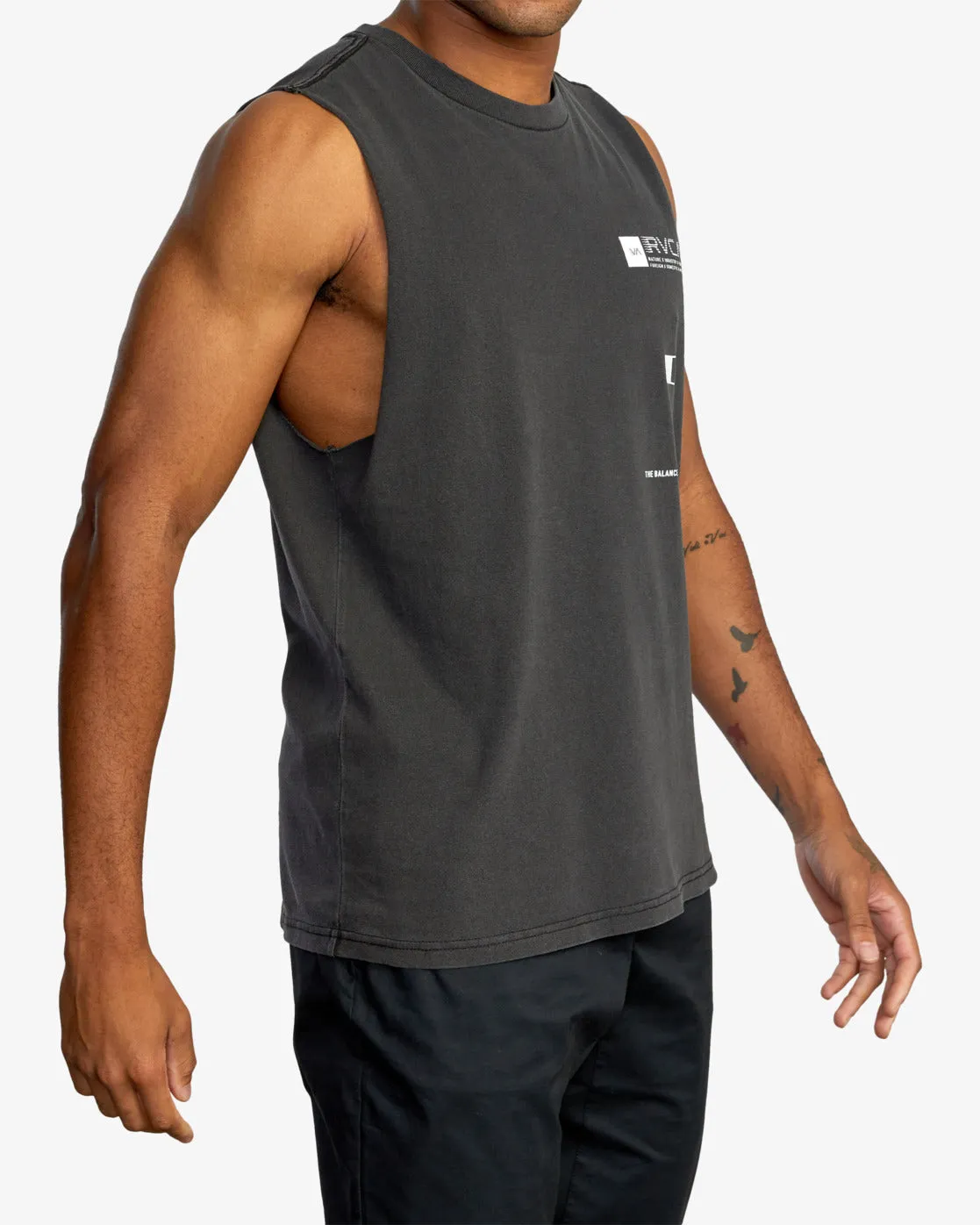 Full Sprint Muscle Tank Top - Black