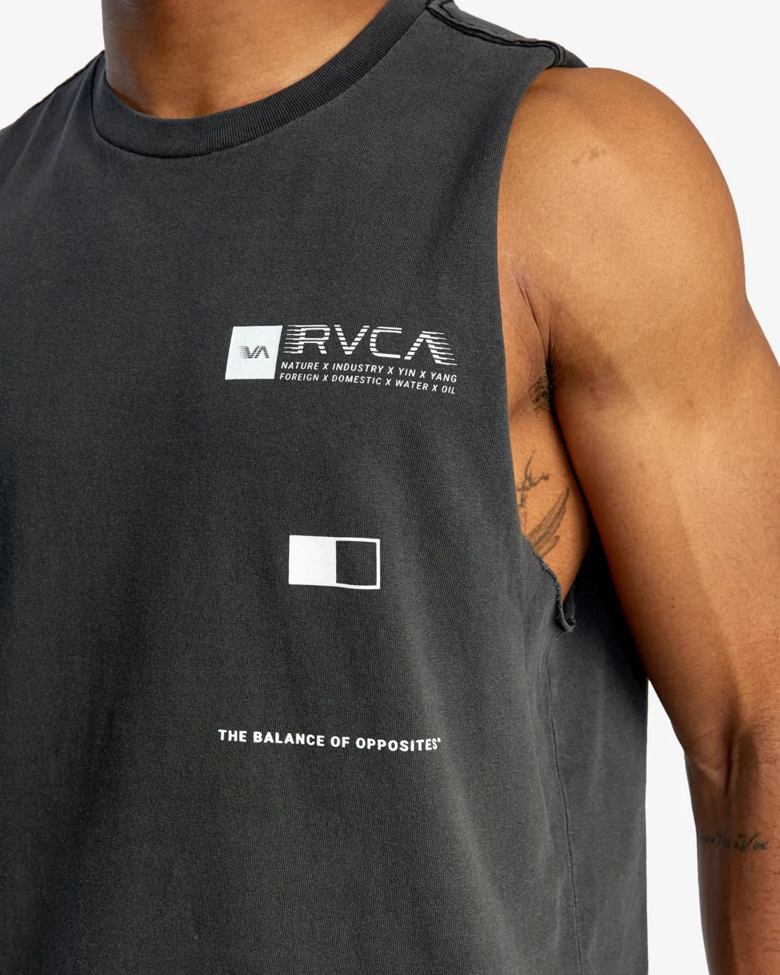 Full Sprint Muscle Tank Top - Black