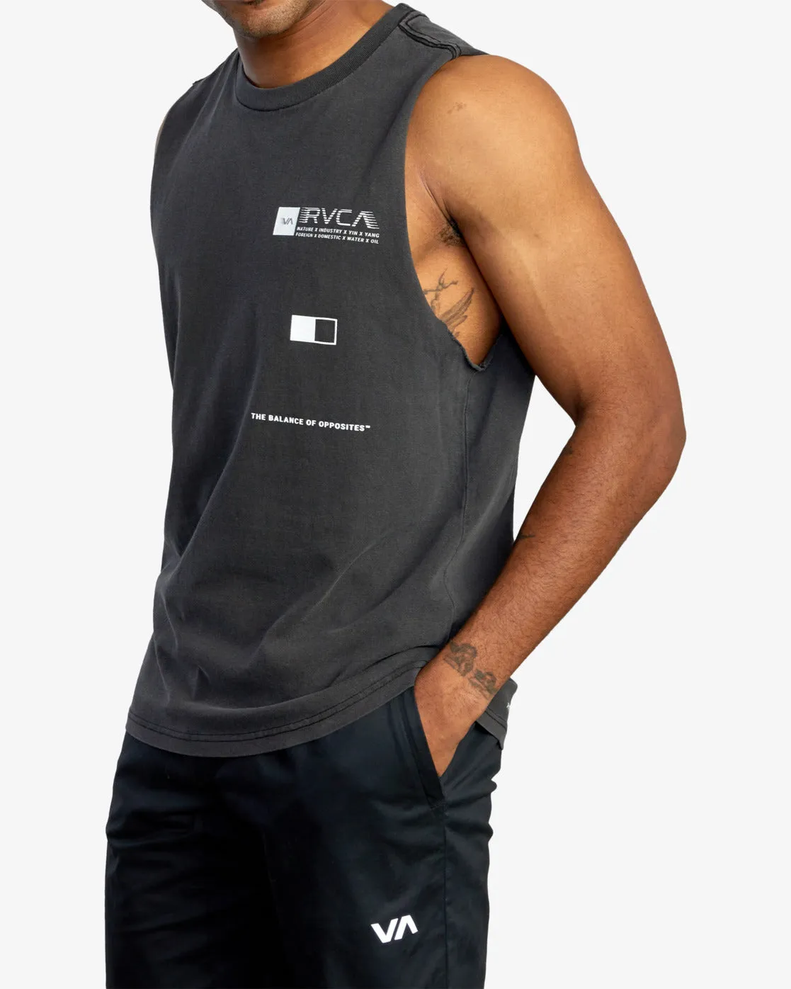 Full Sprint Muscle Tank Top - Black