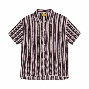 GOLF WANG Crochet Hiking Shirt Pink Combo