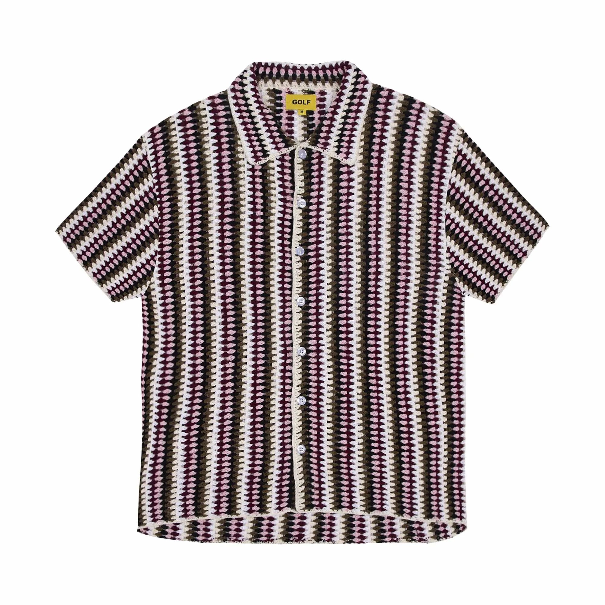 GOLF WANG Crochet Hiking Shirt Pink Combo