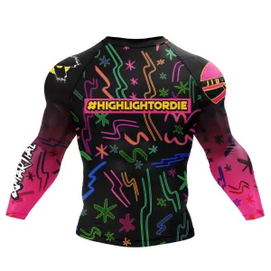 Highlight Or Die Rash Guard