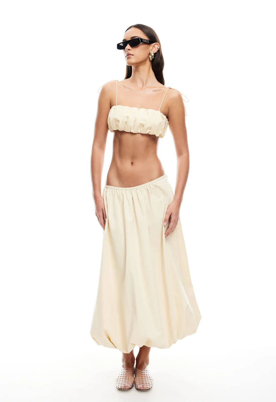 INTUITION BUBBLE TOP - CORNSILK