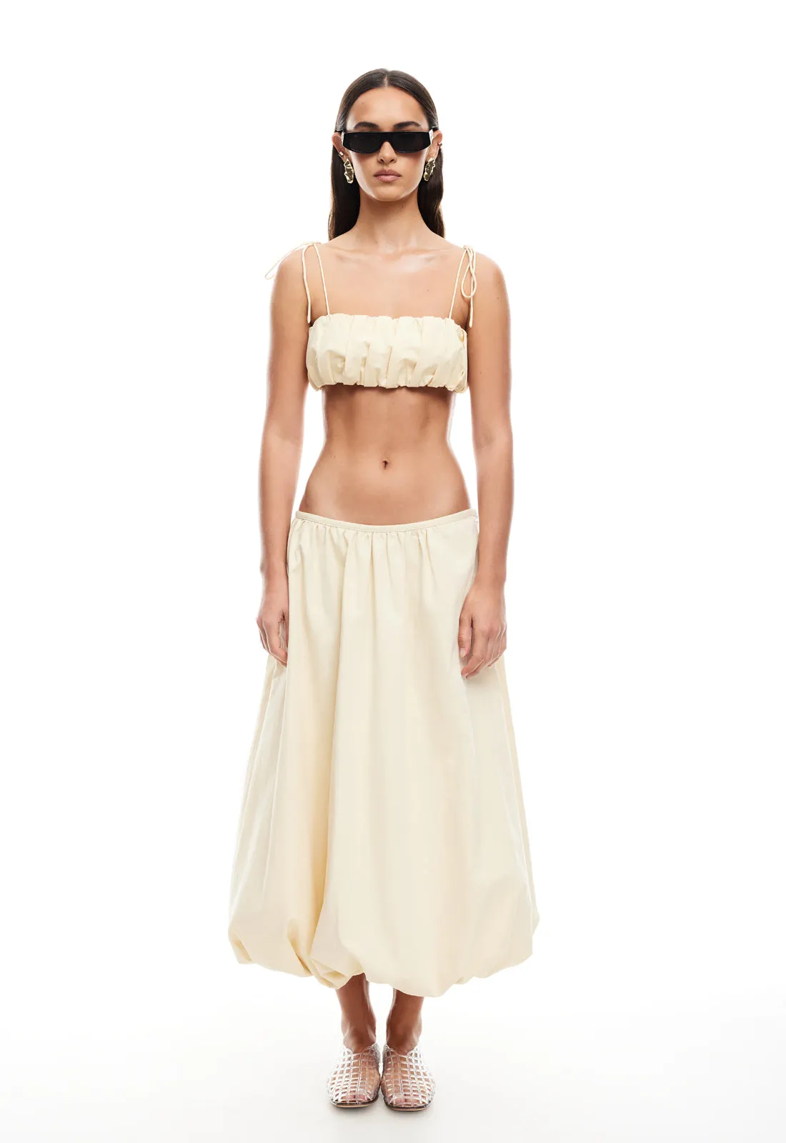 INTUITION BUBBLE TOP - CORNSILK