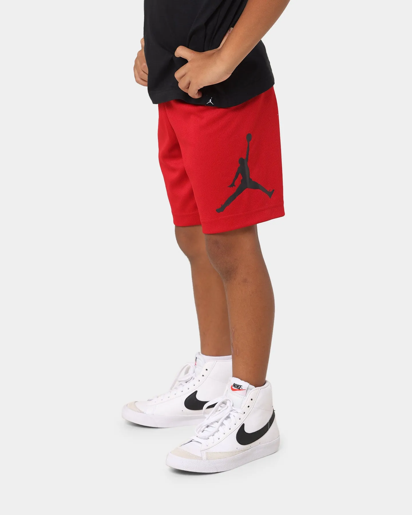 Jordan Kids' Jumpman Wrap Mesh Shorts Gym Red