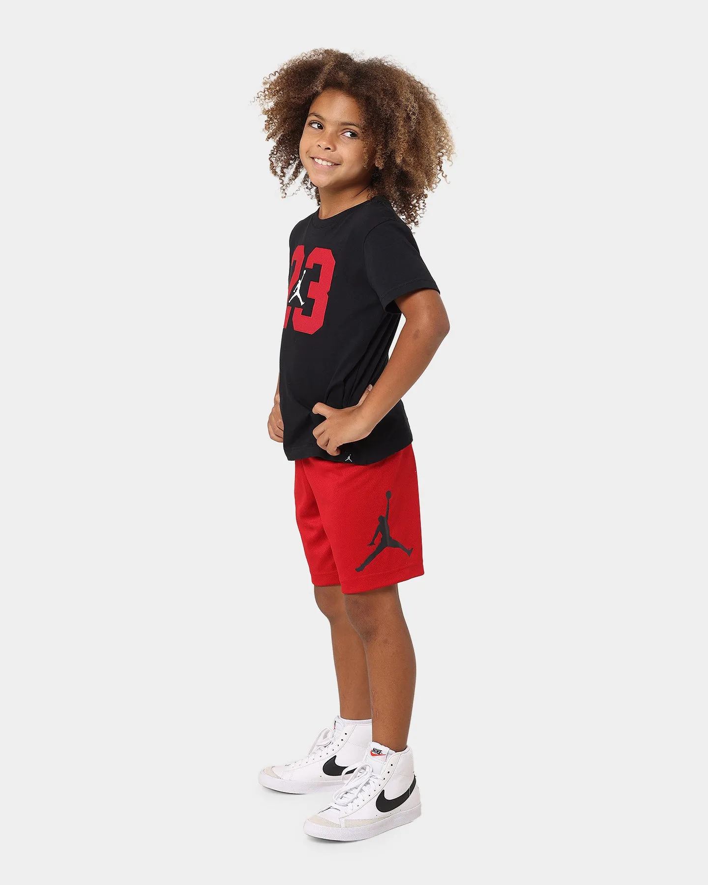 Jordan Kids' Jumpman Wrap Mesh Shorts Gym Red