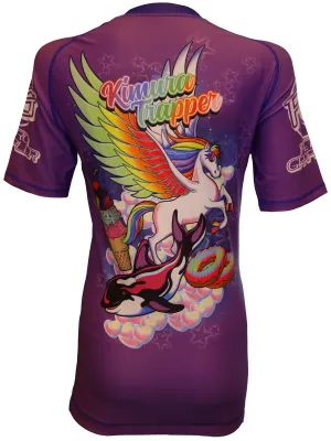 Kimura Trapper Purple Pegasus Rash Guard