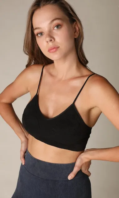 Lace Embroidered Bralette