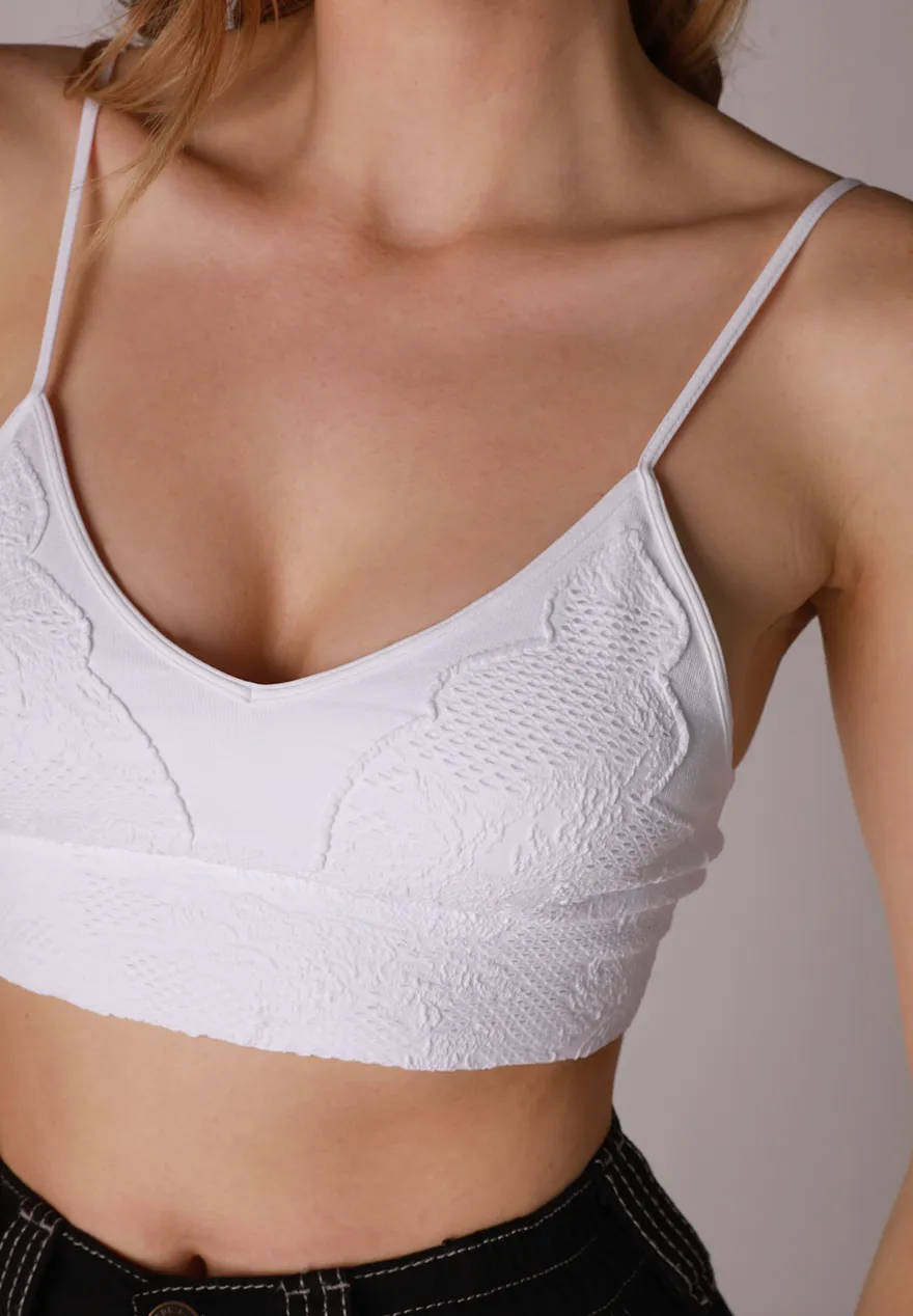 Lace Embroidered Bralette