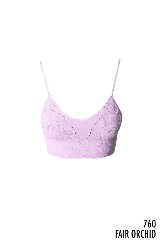Lace Embroidered Bralette