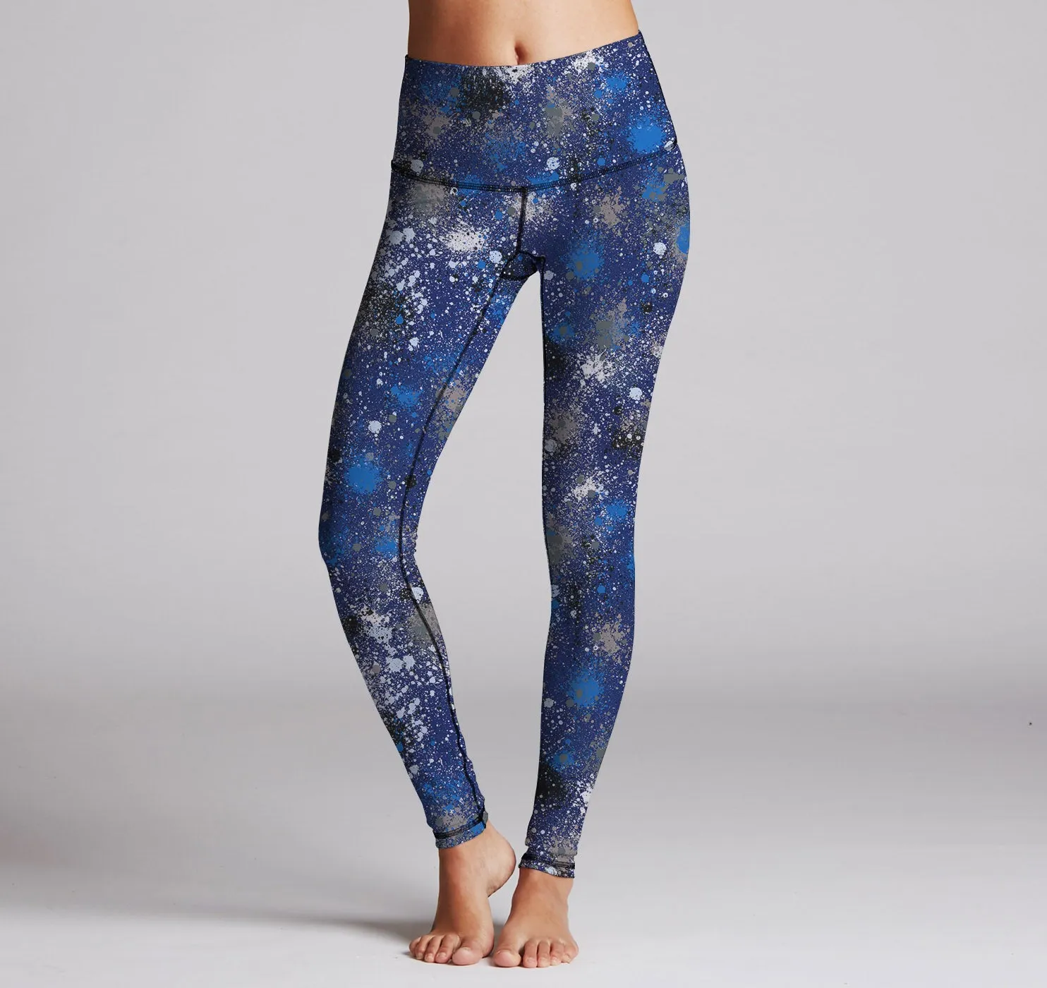 Leggings (Hi-Waist), Ink Splatter