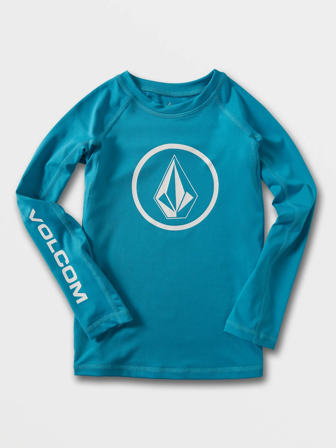 Little Boys Lido Solid Long Sleeve Rashguard - Barrier Reef
