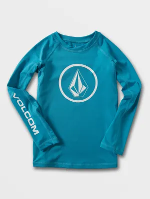Little Boys Lido Solid Long Sleeve Rashguard - Barrier Reef