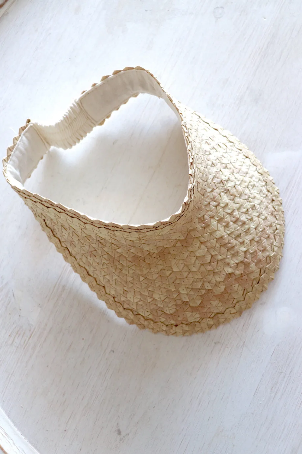 Lontar Palm Leaf Natural Fibre Sun Visor