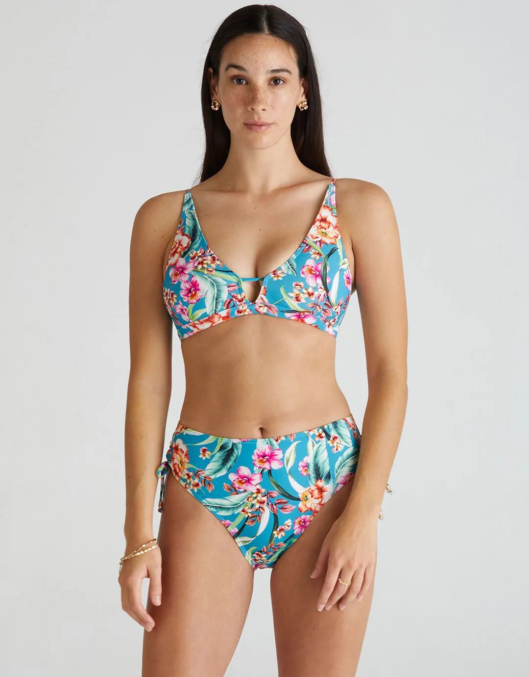 Melody Cara Bralette Bikini Top - Multi