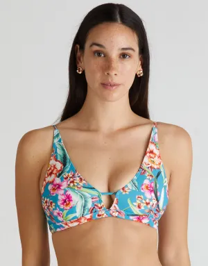 Melody Cara Bralette Bikini Top - Multi
