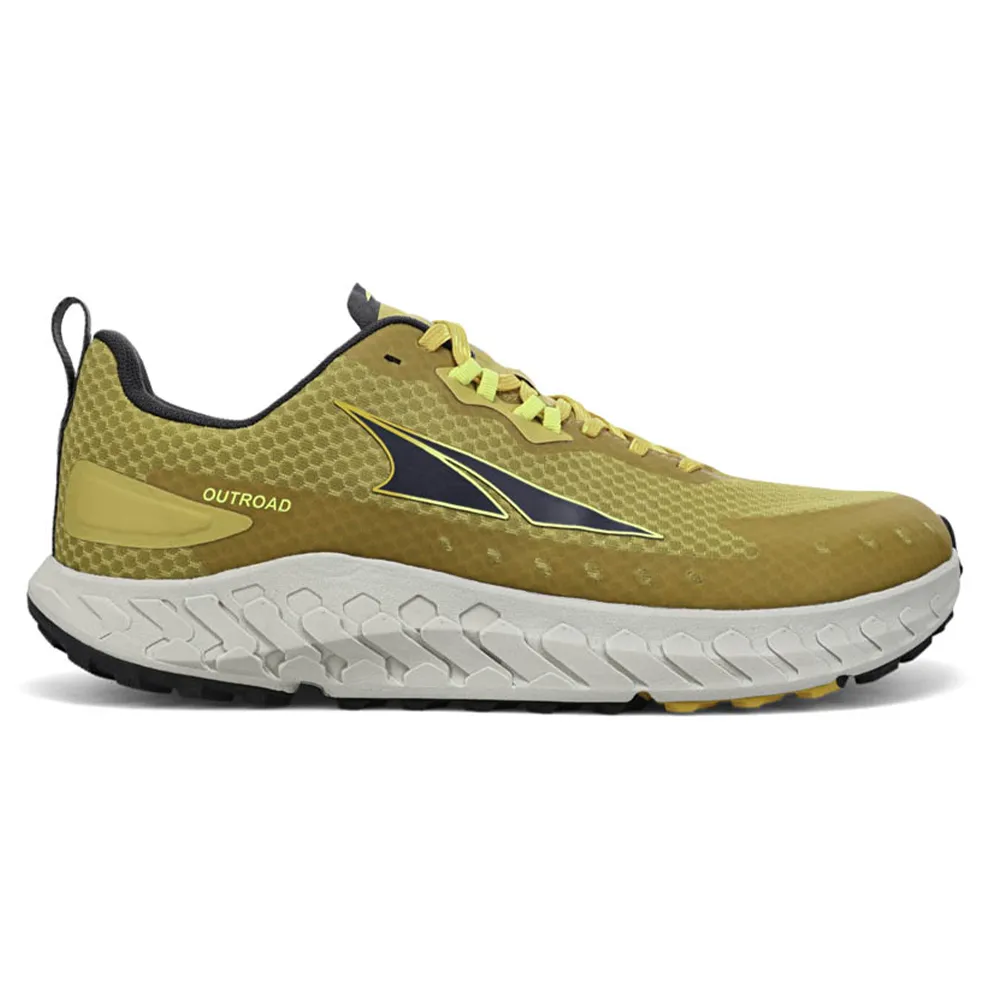 Men's Altra Outroad, Gray/Yellow, 9 D Medium