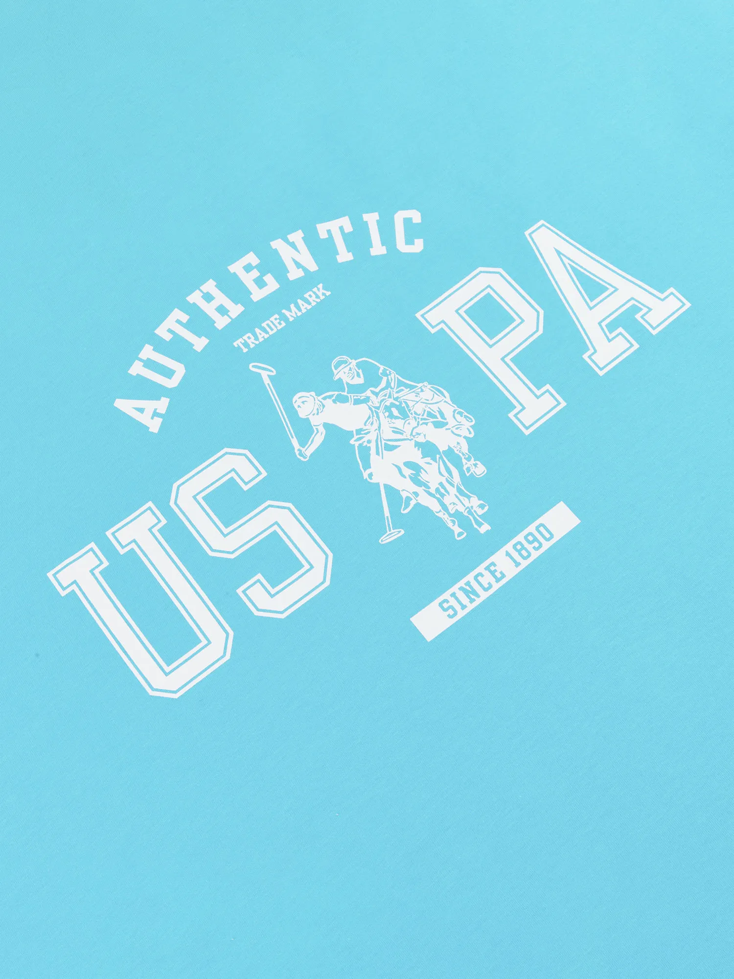Mens Big & Tall Authentic USPA Graphic T-Shirt in Blue Atoll