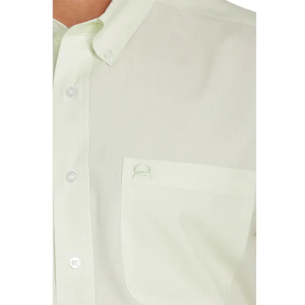 Men's® Cinch Arenaflex Lime Checkered Button Down Shirt MTW1704102