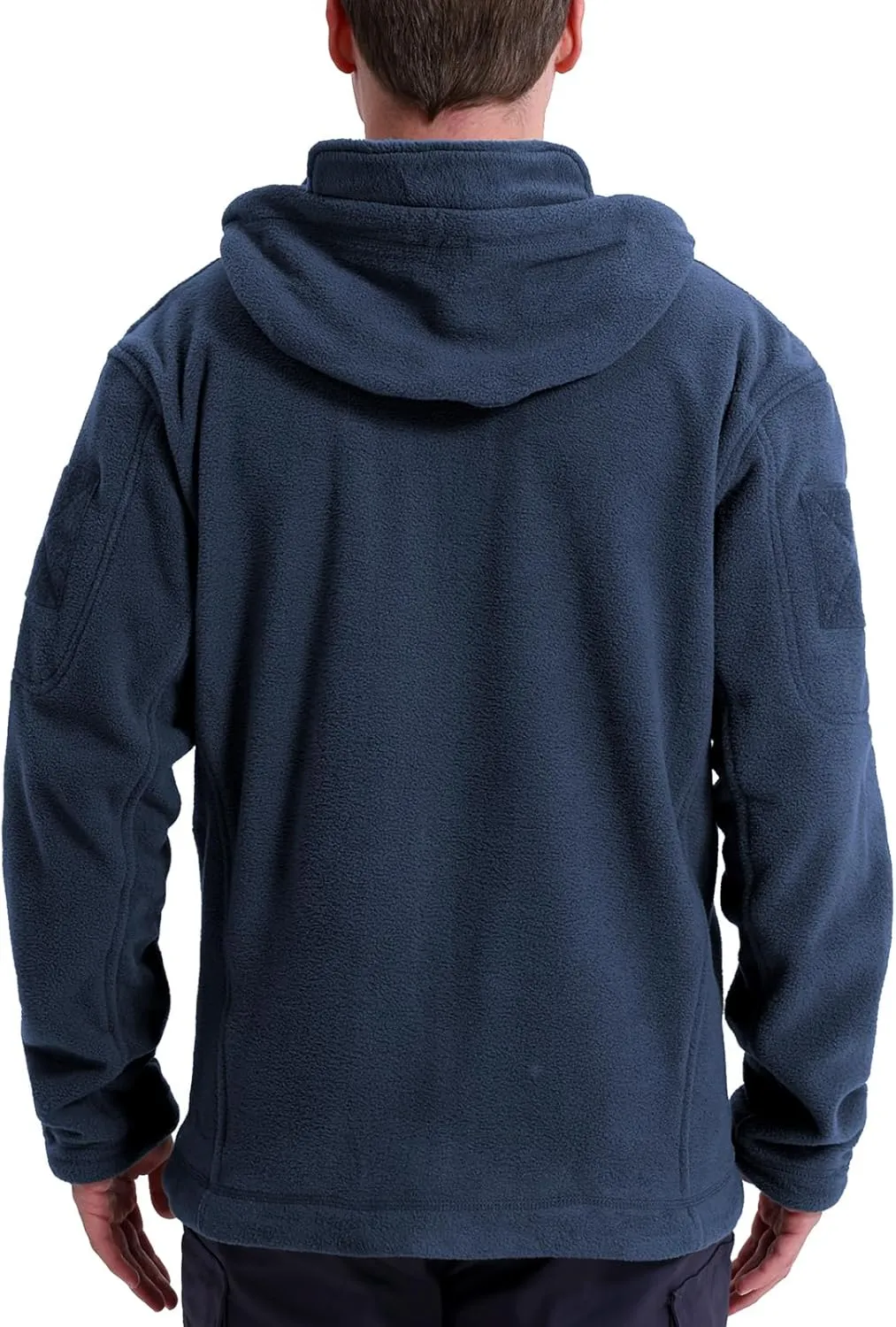 Men's Tactical Fleece Jacket Winter Warm Full Zip Military Hoodies Multi-Pockets