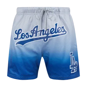 MLB LOS ANGELES DODGERS TEAM OMBRE MEN'S MESH SHORT (DODGER BLUE/GRAY)