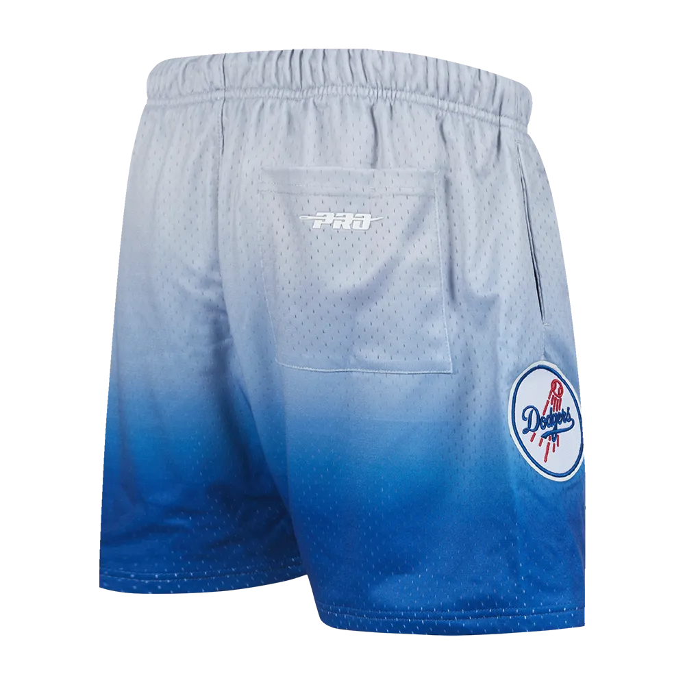 MLB LOS ANGELES DODGERS TEAM OMBRE MEN'S MESH SHORT (DODGER BLUE/GRAY)