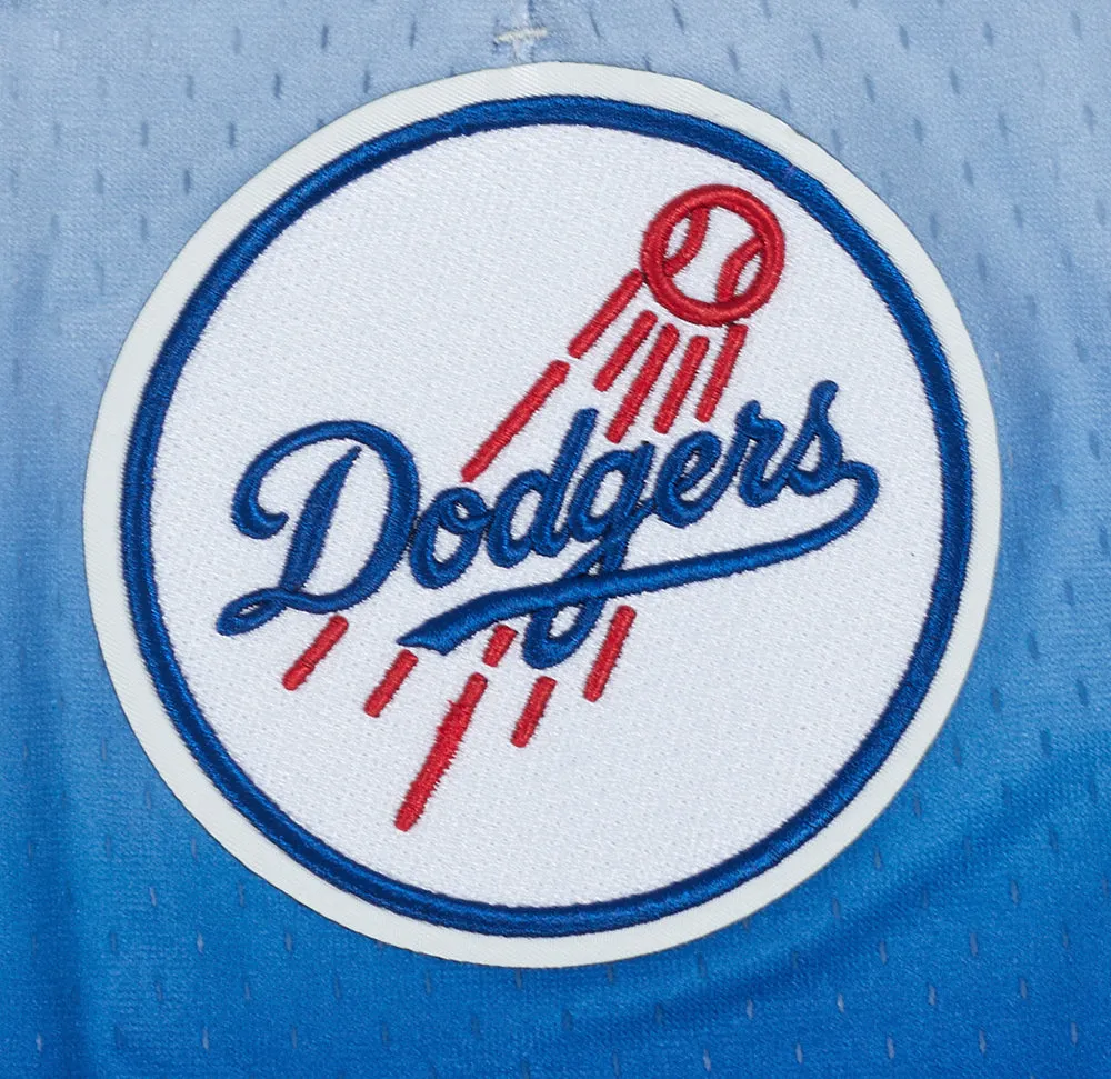 MLB LOS ANGELES DODGERS TEAM OMBRE MEN'S MESH SHORT (DODGER BLUE/GRAY)