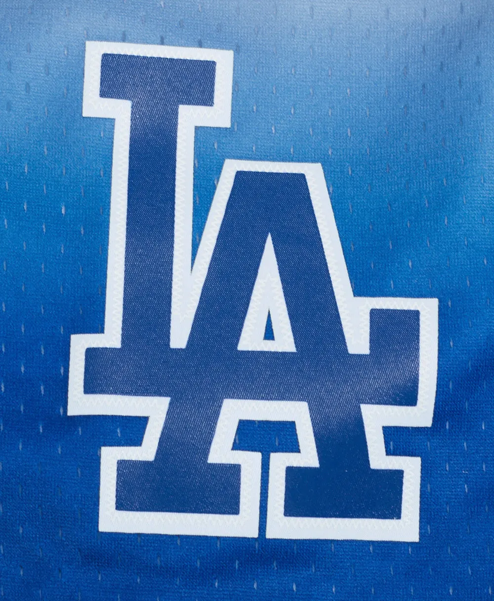 MLB LOS ANGELES DODGERS TEAM OMBRE MEN'S MESH SHORT (DODGER BLUE/GRAY)