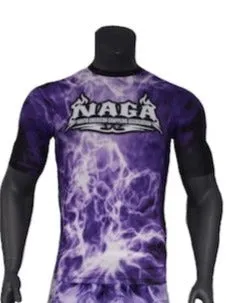 NAGA PURPLE SMOKE RASH GUARD